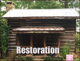 Historic Log Cabin Restoration  Norway,  South Carolina